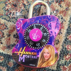 NWT Hannah Montana combination lock